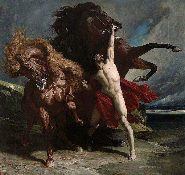 Automedon with the Horses of Achilles, Henri Regnault